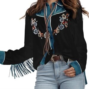 John Moon Womens Large Western Wear Shirt
